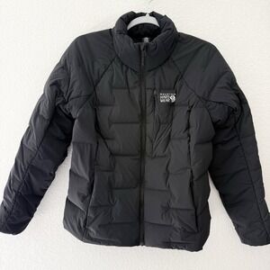 Mountain Hardwear Womens Stretchdown Jacket M Black Puffer Down Filled PRISTINE